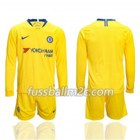 Fußballtrikots Chelsea Kinder Auswärts Trikotsatz 2018-2019 Langarm